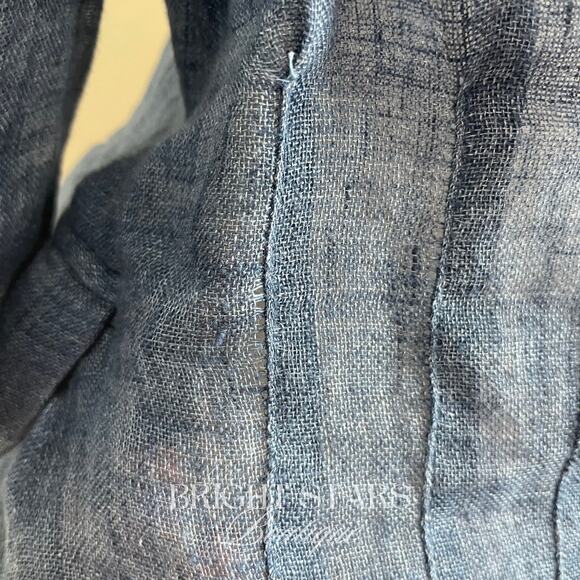 Rare Blue Linen Blazer Jacket ASO Serena Van Der Woodsen Gossip Girl Y2K - Picture 12 of 12